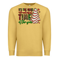 It's The Most Wonderful Time Of The Year Christmas Tree Cake Premium Sweatshirt | Teevron