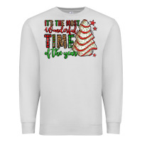 Dove Grey it's the most wonderful time of the year christmas tree cake Premium Sweatshirt - Jasminsmagicworld
