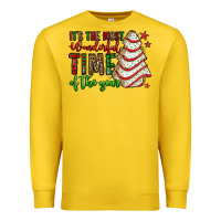 Lemon it's the most wonderful time of the year christmas tree cake Premium Sweatshirt - Jasminsmagicworld