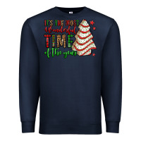 Navy it's the most wonderful time of the year christmas tree cake Premium Sweatshirt - Jasminsmagicworld