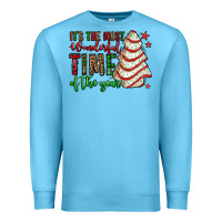 Ocean Blue it's the most wonderful time of the year christmas tree cake Premium Sweatshirt - Jasminsmagicworld