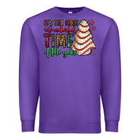 Purple it's the most wonderful time of the year christmas tree cake Premium Sweatshirt - Jasminsmagicworld