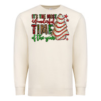 Sandshell it's the most wonderful time of the year christmas tree cake Premium Sweatshirt - Jasminsmagicworld