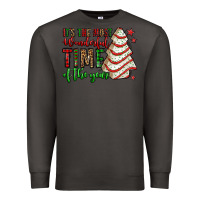 Smoke it's the most wonderful time of the year christmas tree cake Premium Sweatshirt - Jasminsmagicworld