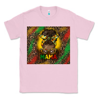 Bubblegum Pink juneteenth afro bun mama tumbler Classic Tee - HRA Design Shop