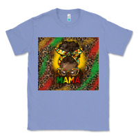 Colony Blue juneteenth afro bun mama tumbler Classic Tee - HRA Design Shop