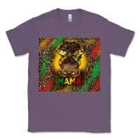 Lavender juneteenth afro bun mama tumbler Classic Tee - HRA Design Shop