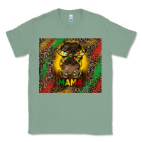 Sage juneteenth afro bun mama tumbler Classic Tee - HRA Design Shop