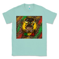 Seafoam juneteenth afro bun mama tumbler Classic Tee - HRA Design Shop
