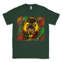 Sports Green juneteenth afro bun mama tumbler Classic Tee - HRA Design Shop