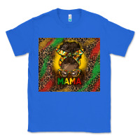 True Royal juneteenth afro bun mama tumbler Classic Tee - HRA Design Shop
