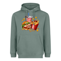 Sage hamburger potatoes and coke Heavyweight Hoodie - AdoDesignShop