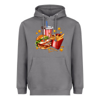 Storm hamburger potatoes and coke Heavyweight Hoodie - AdoDesignShop
