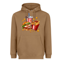 Toasted Coconut hamburger potatoes and coke Heavyweight Hoodie - AdoDesignShop