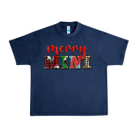 Navy christmas merry mini Urban Heavy Tee - BarkalooDesign