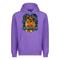 Purple life is better by the campfire Premium Hoodie - NancyCooperArtShop