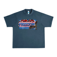 Midnight Navy long live freedom Urban Heavy Tee - Zillion Design Studio