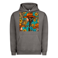 Pigment Tornado Western Girl Hair Clasp And Sunflower With Leopard And Glitter Seamles Urban Hoodie - BundleAndBundleShop
