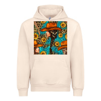 Sandshell Western Girl Hair Clasp And Sunflower With Leopard And Glitter Seamles Urban Hoodie - BundleAndBundleShop