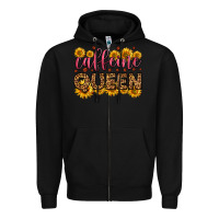 Black caffeine queen Zipper Hoodie - HRA Design Shop