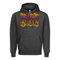 Charcoal Heather caffeine queen Zipper Hoodie - HRA Design Shop