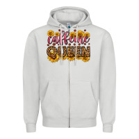 Dove Grey caffeine queen Zipper Hoodie - HRA Design Shop