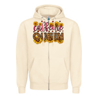 Sandshell caffeine queen Zipper Hoodie - HRA Design Shop