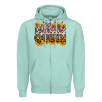 Seafoam caffeine queen Zipper Hoodie - HRA Design Shop