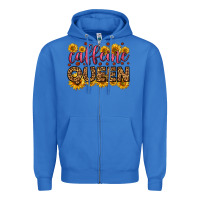 True Royal caffeine queen Zipper Hoodie - HRA Design Shop