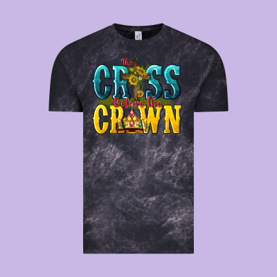 Vintage Tee the cross before the crown