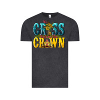 Vintage Black the cross before the crown Vintage Tee - texasbilliewilder
