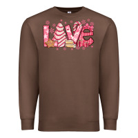 Chestnut love pink christmas tree cake Premium Sweatshirt - Jasminsmagicworld