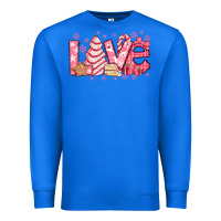 True Royal love pink christmas tree cake Premium Sweatshirt - Jasminsmagicworld