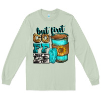 Matcha but first coffee Long Sleeve Tee - Zillion Design Studio