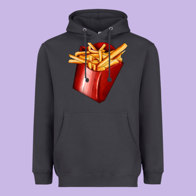 French Fries Heavyweight Hoodie Designed By Adodesignshop