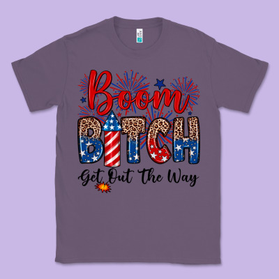 Boom Bitch Get Out The Way Classic Tee Designed By Neo Western