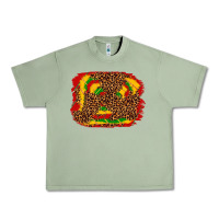 Oil Green black history background Urban Heavy Tee - texasbilliewilder
