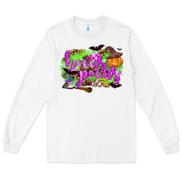 White hocus pocus Long Sleeve Tee - AdoDesignShop