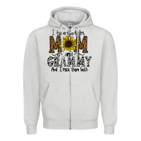 Dove Grey i have two titles mom and grmmh and i rock them both Zipper Hoodie - CowhideDigitalArt