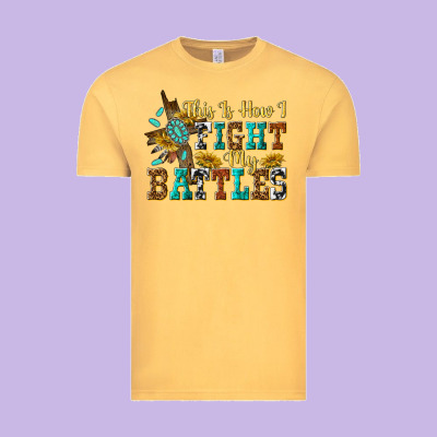 Vintage Tee this is how i fight my battles