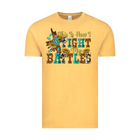 Vintage Mustard this is how i fight my battles Vintage Tee - texasbilliewilder