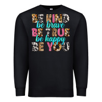 Black be kind be true be you Premium Sweatshirt - NancyCooperArtShop