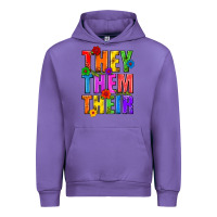 Tulip They Them Their Pride LGBTQ Urban Hoodie - BundleAndBundleShop