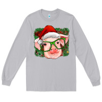 Moon Dust christmas pig Long Sleeve Tee - RanaPortraitStore