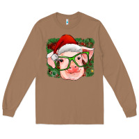 Toasted Coconut christmas pig Long Sleeve Tee - RanaPortraitStore