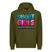 Army Green girls god only lets things grow until theyre Premium Hoodie - MaliasSmallBusiness
