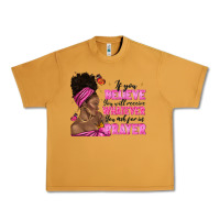 Peanut Butter afro woman bun and religion faith prayer Urban Heavy Tee - texasbilliewilder
