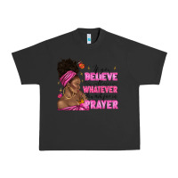 Pigment Black afro woman bun and religion faith prayer Urban Heavy Tee - texasbilliewilder