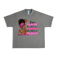 Tornado afro woman bun and religion faith prayer Urban Heavy Tee - texasbilliewilder