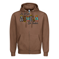 Chestnut la mejor abuela de todas Zipper Hoodie - CowhideDigitalArt